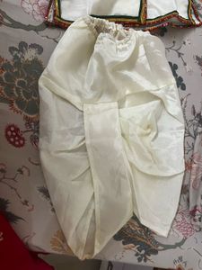 Boys' Cream Dhoti Pants