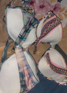 Patterned Bikini Top