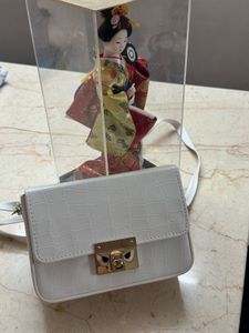 Chic White Crossbody Bag