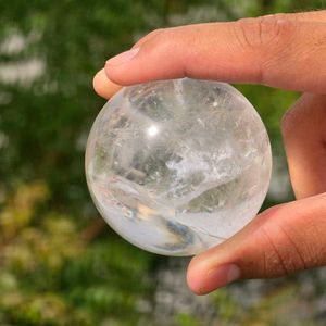 Handmade Clear Quartz Sphere | Natural Crystal Bal