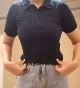 Black Crop Top