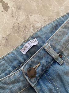 Floral Patchwork Jeans Artsy