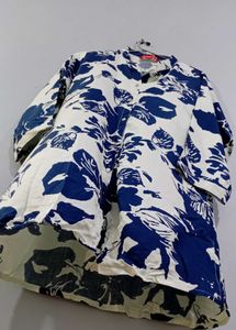 🤍Minimalist Floral Cotton Kurti for Daily Wear🤍
