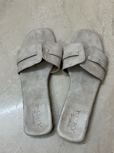 Stylish Beige Slides