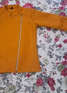 Mustard Quilted Jacket