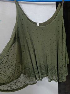 Olive Green Top