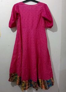 Pink Printed Dress