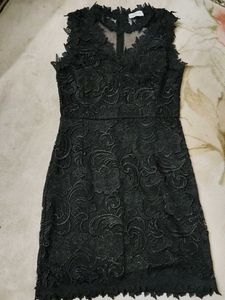 Elegant Black Lace Dress