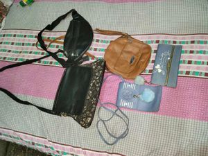 Assorted Handbags combo of 5