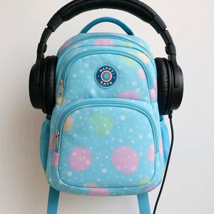 Pink Galaxy Backpack For Girls