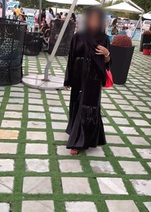 Elegant Black Abaya from U AE