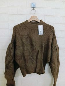 Brown Knit Sweater