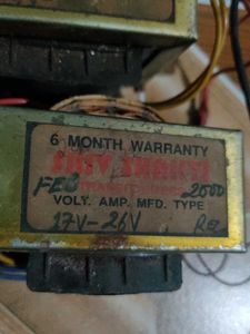 Working Transformer Output 17v, 26v