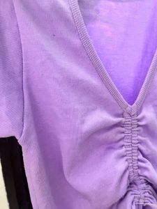 🧨NEW LAVENDER DRAWSTRING TOP- ONLY 130/-
