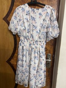 Floral Print V-neck Dress Vero Moda