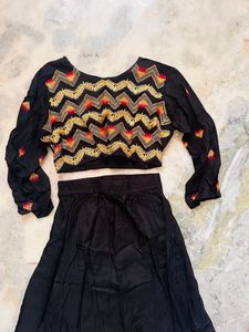Choli With Skirt🔥