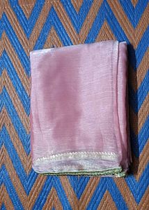 Elegant Pink Saree with Blouse Piece