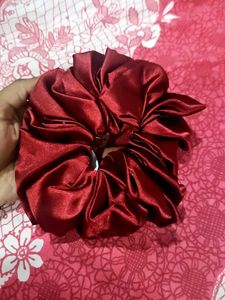 Mettalic XXL Scrunchie Set Of 3