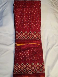 Elegant Maroon Saree