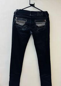 Embellished Black Jeans