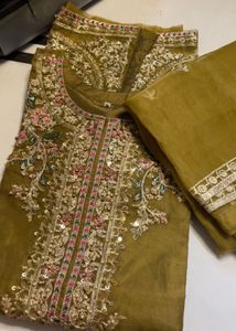 Price Drop Elegant Embroidered Ethnic Suit Set