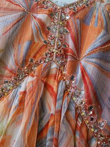 Elegant Orange Kurta