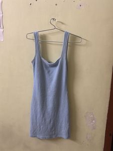 Blue Bodycon Mini Dress
