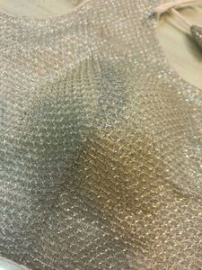 Silver Glitter Blouse