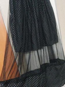Chic Polka Dot Black Dress