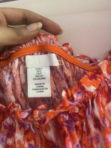 Floral Print Puff Sleeve Top