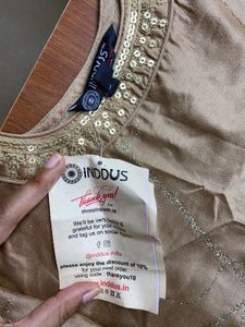 🤍Elegant Ethnic Kurta Set - Beige 🤍 NEW WITH TAG