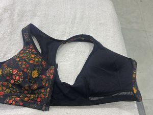 Floral Print Bra