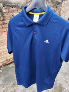 Adidas Blue Polo Shirt