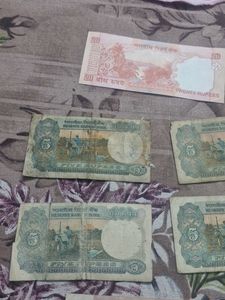 Vintage Indian Currency Set