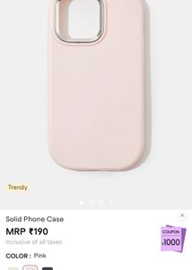 Pink Iphone 15 Cover (used)