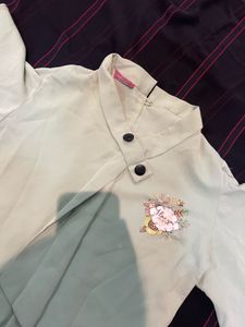 Cute Olive Green Blouse