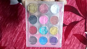 Mars Glitter Eyeshadow Palette 12 Shades