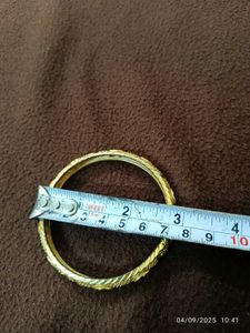 Gold Plated Antique Bangle