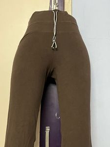 Old Navy Branded High Waist Brown Flare Yoga Pant