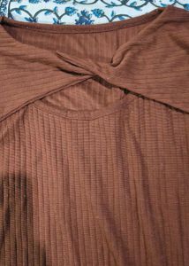 brown stylish top