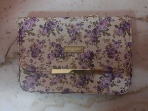 Floral Print Clutch