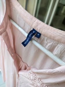 Light Pink Shirt Top For Women
