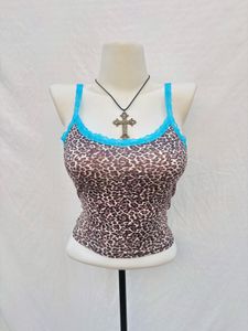Leopard Lacey Cami