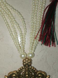 Pearl Laxmi Pendant Necklace