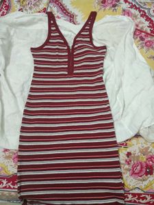 Striped Bodycon Dress
