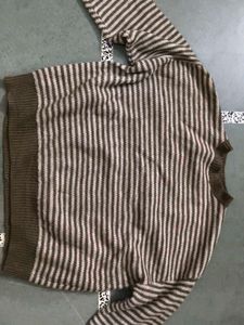 Striped Knit Sweater