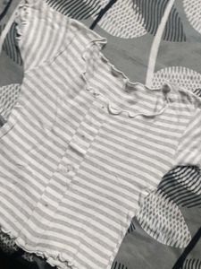 Striped Crop Top