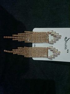 Rhinestone Long  Gorgeous Earrings