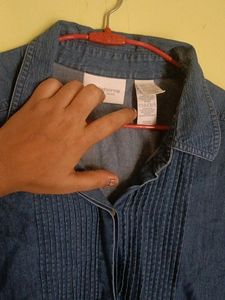 Vintage Denim Shirt Dress