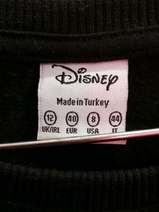 DISNEY Unisex Black Sweatshirt